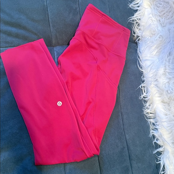 Lululemon leggings hot pink 25 inch inseam size 8 - Picture 6 of 6
